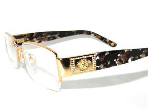 gold frame versace glasses|official versace eyeglass frames.